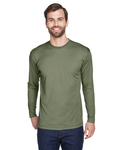 UltraClub 8422 Adult Cool & Dry Sport Long-Sleeve Performance Interlock T-Shirt Front Thumbnail