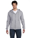 fruit of the loom 82230 adult 12 oz. supercotton™ full-zip hood Front Thumbnail