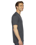 American Apparel 2456 Fine Jersey S/S V Neck Side Thumbnail