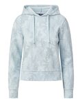 mv sport w24105 women's maddie floral print hooded sweatshirt Front Thumbnail