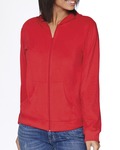Next Level 6491 Adult Sueded Full-Zip Hoody Front Thumbnail