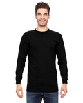 bayside ba6100 adult 6.1 oz., 100% cotton long sleeve t-shirt Front Thumbnail