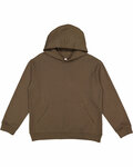 LAT 2296 Youth Fleece Hoodie Sweatshirt Front Thumbnail