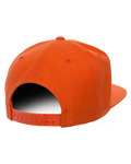 Yupoong 6089 Adult 6-Panel Structured Flat Visor Classic Snapback Back Thumbnail