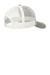 port authority c112 snapback trucker cap Back Thumbnail