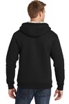 CornerStone CS625 Heavyweight Sherpa-Lined Hooded Fleece Jacket Back Thumbnail