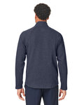 North End NE727 Men's Spirit Textured Full-Zip Back Thumbnail