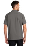 Port Authority W400 Short Sleeve Performance Staff Shirt Back Thumbnail