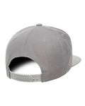 Yupoong 6089 Adult 6-Panel Structured Flat Visor Classic Snapback Back Thumbnail