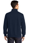 sport-tek st253 1/4-zip sweatshirt Back Thumbnail
