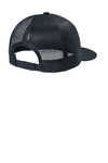 Port Authority C407 Snapback Flat Bill Trucker Cap Back Thumbnail