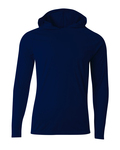 a4 n3409 men's cooling performance long-sleeve hooded t-shirt Front Thumbnail