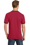 Port & Company PC54R Core Cotton Ringer Tee Back Thumbnail