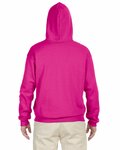 jerzees 996 adult nublend® fleece pullover hooded sweatshirt Back Thumbnail