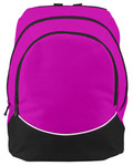 Augusta Sportswear AG1915 Large Tri-Color Backpack Front Thumbnail