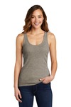 district dt6021 women's v.i.t. ™ rib tank Front Thumbnail