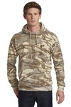 Port & Company PC78HC Core Fleece Camo Pullover Hooded Sweatshirt Front Thumbnail