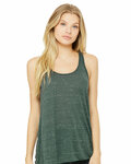 bella + canvas b8800 ladies' flowy racerback tank Front Thumbnail