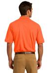 port & company kp55p core blend jersey knit pocket polo Back Thumbnail