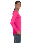 gildan g540l ladies heavy cotton ™ 100% cotton long sleeve t-shirt Side Thumbnail