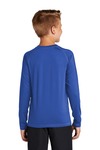 Sport-Tek YST470LS Youth Long Sleeve Rashguard Tee Back Thumbnail