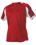 Alleson Athletic A00311 Adult Baseball Jersey Henley Back Thumbnail
