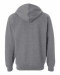 Independent Trading Co. SS4500Z Midweight Full-Zip Hooded Sweatshirt Back Thumbnail