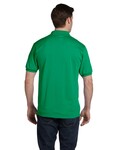 Hanes 054 Adult 50/50 EcoSmart® Jersey Knit Polo Back Thumbnail