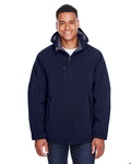 North End 88159 Men's Glacier Insulated Three-Layer Fleece Bonded Soft Shell Jacket with Detachable Hood Front Thumbnail