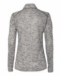 Badger Sport 4173 Tonal Blend Women's 1/4 Zip Back Thumbnail