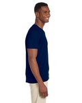 gildan g64v adult softstyle® v-neck t-shirt Side Thumbnail