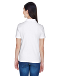 Harriton M200W Ladies' 6 oz. Ringspun Cotton Piqué Short-Sleeve Polo Back Thumbnail