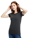 us blanks us100gd ladies' 4.5 oz. short-sleeve garment-dyed jersey crew Front Thumbnail