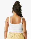 bella + canvas 1012be ladies' micro ribbed scoop tank Back Thumbnail