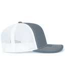 Pacific Headwear P151S Contrast Stitch Trucker PacFlex Snapback Cap Side Thumbnail