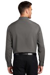 port authority w401 long sleeve performance staff shirt Back Thumbnail