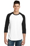 district dt6210 very important tee ® 3/4-sleeve raglan Front Thumbnail