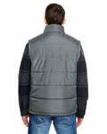 Burnside B8700 Adult Puffer Vest Back Thumbnail