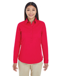 Devon & Jones DP610W Ladies' Perfect Fit Half-Placket Tunic Top Front Thumbnail