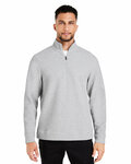 north end ne725 men's spirit textured quarter-zip Front Thumbnail