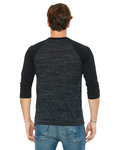 Bella + Canvas 3200 Unisex 3/4-Sleeve Baseball T-Shirt Back Thumbnail