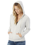 alternative 09573f2 women's adrian eco ™ -fleece zip hoodie Side Thumbnail