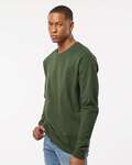 Tultex T340 Fleece Crewneck Sweatshirt Side Thumbnail
