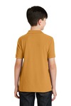 port authority y500 youth silk touch™ polo Back Thumbnail