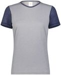 augusta sportswear 6878 ladies gameday vintage ringer tee Front Thumbnail