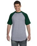 Augusta Sportswear 423 Baseball Short Sleeve Tee 2.0 Front Thumbnail
