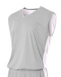 a4 nb2320 youth reversible moisture management muscle shirt Front Thumbnail