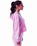 TriDri TD077 Ladies' Alice Half-Zip Hooded Sweatshirt Side Thumbnail