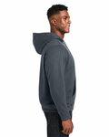 harriton m711 men's climabloc™ lined heavyweight hooded sweatshirt Side Thumbnail