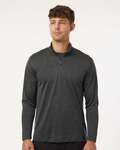 AllPro 4HM700 Performance Mélange Quarter-Zip Pullover Front Thumbnail
